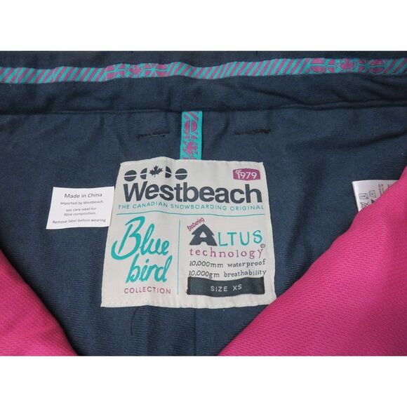 Westbeach Womens Blue Bird Pants Ski Snow Snowboard Vented‎ Black Size XS 30x31 - Picture 9 of 15